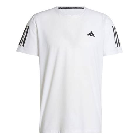 adidas running shirt weiß|adidas own the run tee.